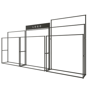 窗帘展示架布料吊卡架双层多用丝巾架面料色卡样品陈列架家纺展会