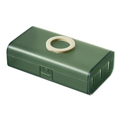 数据线收纳盒手机充电器充电线桌面整理神器多功能便携旅行大容量