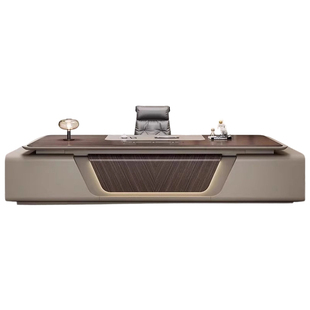 老板桌简约现代办公家具办公室桌经理办公桌轻奢高档老板桌椅组合