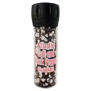 进口黑胡椒粒海盐研磨器煎牛排调味料大西洋海盐矿井盐岩盐粗盐