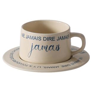 马克杯陶瓷杯水杯家用咖啡杯碟套装北欧ins简约高颜值女生杯子