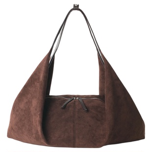 MASMARULEZ官方正品现货高级感单肩大包包通勤包极简绒面革托特包