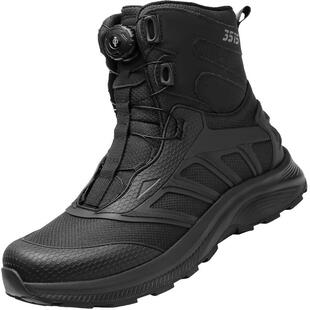 强人3515中帮登山靴男款户外防泼水徒步鞋自动扣训练靴骑行战术靴