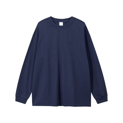 【NO LOGO PLUS】MEDM25宽松纯棉长袖T恤打底衫男士（拍三送一）