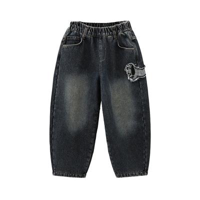 MOMOCO/玛米玛卡男童加绒牛仔裤