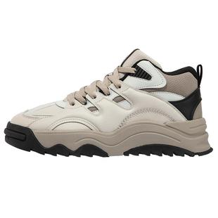 361加绒男鞋2025冬季休闲鞋子革面保暖鞋大棉鞋运动鞋高帮板鞋男