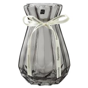 插花花瓶客厅透明水培水养鲜花玻璃瓶精致绿植绿萝加厚ins风摆件