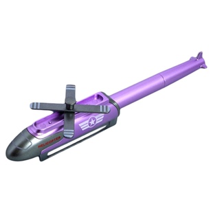 黑科技炫酷直升机笔上课可玩玩具中性笔高颜值ins风战斗机黑色水性签字笔小学生专用书写笔创意可变形飞机笔