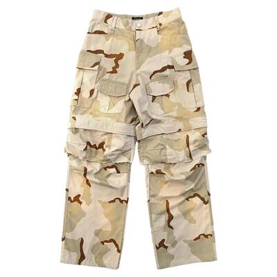 廓形宽松工装荒漠迷彩裤