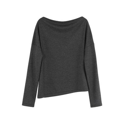 一字领不对称结构状态T恤X--MOOM