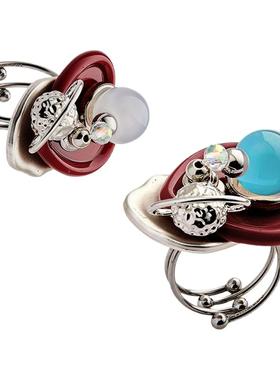 Vivienne西太后小土星设计戒指