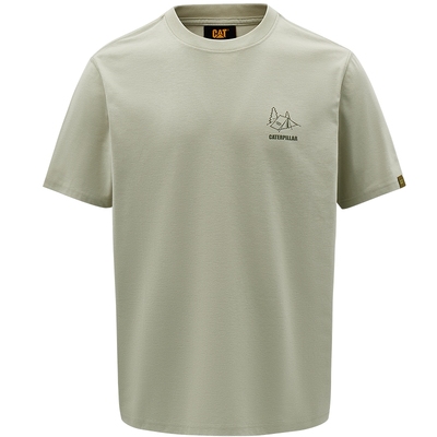 CAT卡特25夏季新品男士户外吸湿排汗印花LOGO短袖T恤商场同款