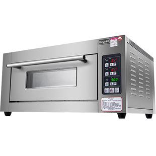 乐创烤箱商用一层一盘大容量蛋糕店面包烘焙披萨单层电烤箱层平炉