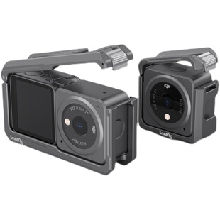 SmallRig斯莫格适用大疆DJI Action2配件兔笼磁吸充电转接座滤镜