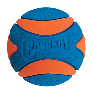 petmate美国狗狗玩具球chuckit宠物耐咬磨牙互动发声橡胶球边牧