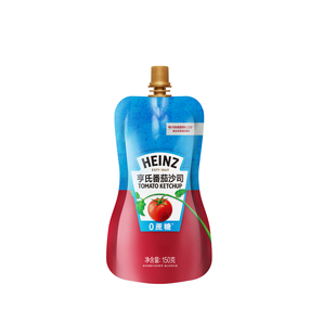 亨氏番茄酱150克番茄沙司0蔗糖意面蕃茄酱轻食0脂肪西红柿酱