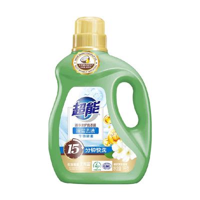 超能洁净柔护洗衣液1kg
