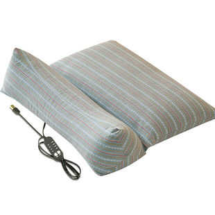 电加热荞麦颈椎枕头护颈椎助睡眠三角组合枕热敷枕睡觉专用艾草枕