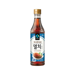 韩国进口清静园银鱼汁鱼露500g蓝瓶 泡菜辣白菜用海鲜汁