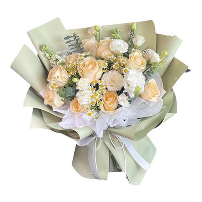 同城鲜花速递玫瑰香槟节日花束