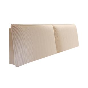 【乐心巢】奶油风床头靠垫软包榻榻米大靠枕床头靠背垫可拆洗定制