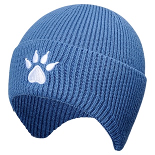 kelme卡尔美针织帽子秋冬百搭保暖冷帽男童护耳毛线帽子旗舰正品