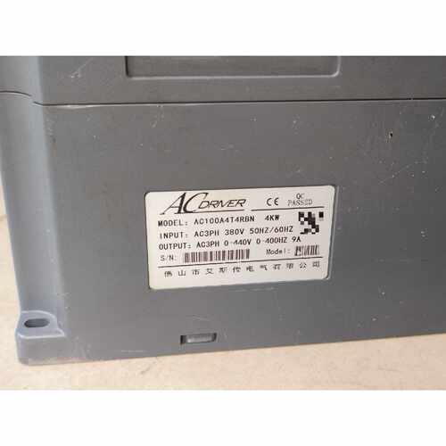 议价艾斯变频器AC100A4T4RBN 4KW 400HZ