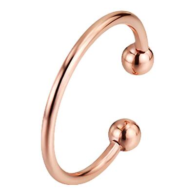 简约开口食戒指女复古小众尾戒