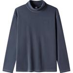 森马长袖T恤男发热保暖高领德绒打底衫上衣2024冬季新款堆领品质