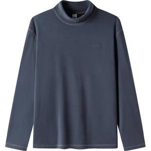 森马长袖T恤男发热保暖高领德绒打底衫上衣2024冬季新款堆领品质