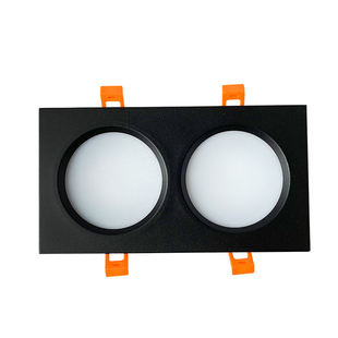 led格栅灯葡萄架网格吊顶20x20 15X15 10X20方形嵌入式豆胆筒灯