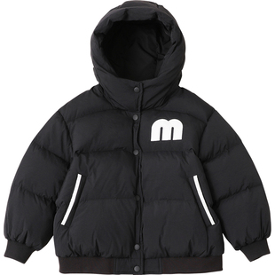 儿童羽绒服女童短款款洋气加厚小中大童装90绒宝宝冬装外套23092