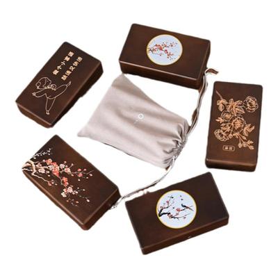 高档实木首饰盒便携精致项链磁吸戒指耳钉手镯饰品收纳盒结婚礼盒