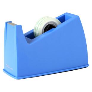 得力812透明胶带座胶带切割器架大号撕胶带车胶布机小型台式工具