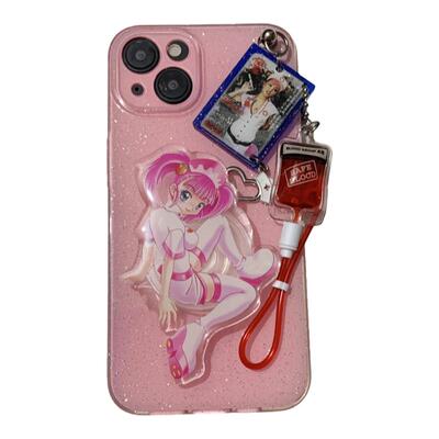 废物点心DIY美少女恋爱病栋气囊支架挂件适用于iPhone17手机壳