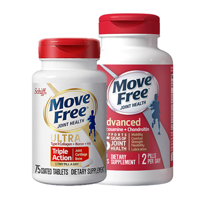 MoveFree红瓶+白瓶氨糖软骨素