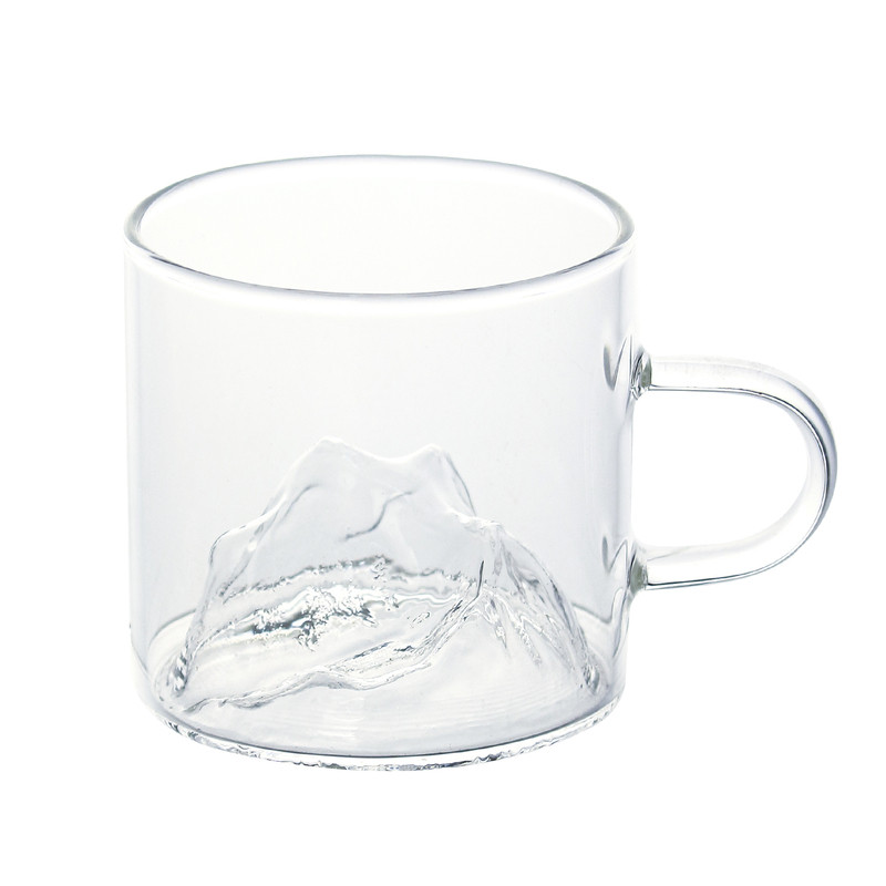 带把观山杯耐热简约品茗杯家用杯