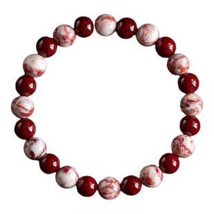 【孤品】官方正品朱砂手串高含量晶体砂手串鸡血石手链女士国风礼