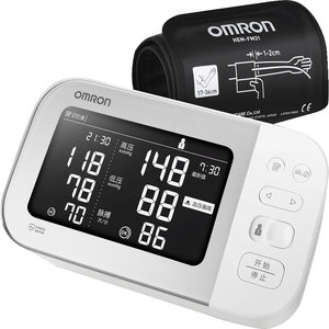 欧姆龙电子血压计臂式测压仪家用高精准血压测量仪日本进口J753，可领51元血压计（电子血压计）优惠券