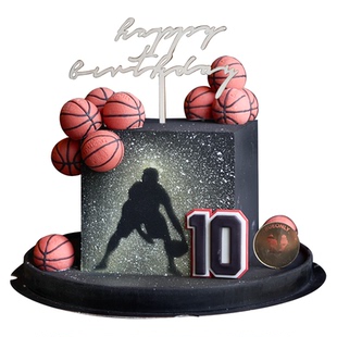 橙路网红创意儿童篮球男士生日蛋糕深圳北京上海广州杭州宁波同城
