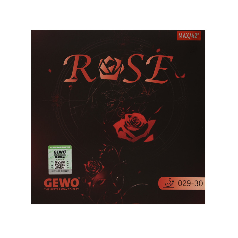 杰沃蔷薇ROSE正胶乒乓球套胶