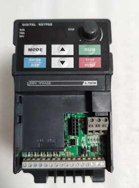【议价-可维修】上海750W变频器 ，型号H2200S0D75K，口罩机 /均