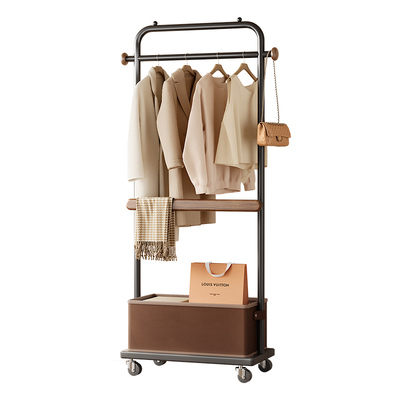 复古风高级衣帽架家居博主同款