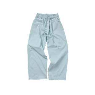 晶咕白标DADATATA【自由余光】松紧腰抽绳休闲裤女夏大码宽松裤子
