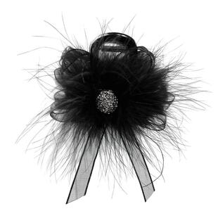 羽毛抓夹中号适合发量少发夹女后脑勺短发半扎发2026新款夹子头饰