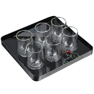 英国LITTLERAINDROP玻璃杯双层隔热水杯子办公泡茶杯水壶水具套装