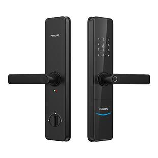 飞利浦智能门锁家用指纹锁入户防盗门密码锁执手式电子锁DDL650-K