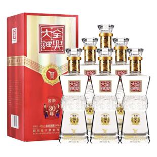 四川全兴大曲窖龄30年42度浓香型纯粮固态法白酒整箱6瓶商务宴席