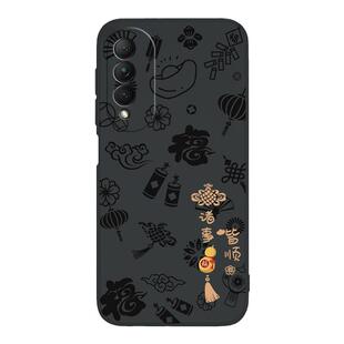 平安喜乐适用荣耀X20se手机壳CHL一AN00新款honorx华为CHLANOO硅胶honor套es男女x2ose新年CHLAN防摔×20se5G