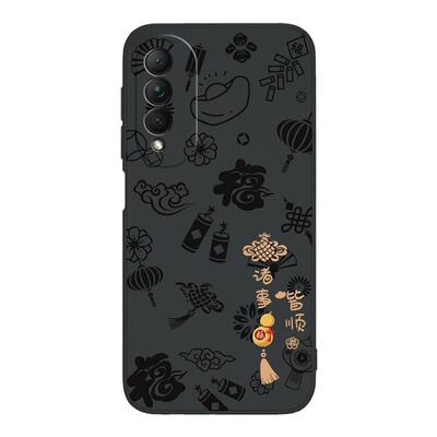 平安喜乐适用荣耀X20se手机壳CHL一AN00新款honorx华为CHLANOO硅胶honor套es男女x2ose新年CHLAN防摔×20se5G